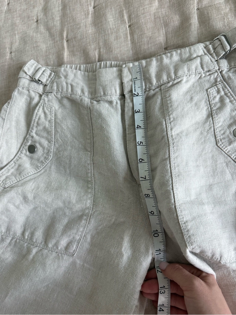 Athleta Voyager Linen Pant Size 8 - Picture 13 of 13